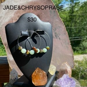 Sterling Silver Genuine Crystal Earrings